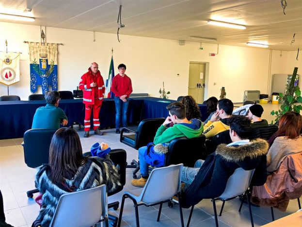 Il Presidente del Comitato Locale della Croce Rossa di Carsoli Luciano Camerlengo
