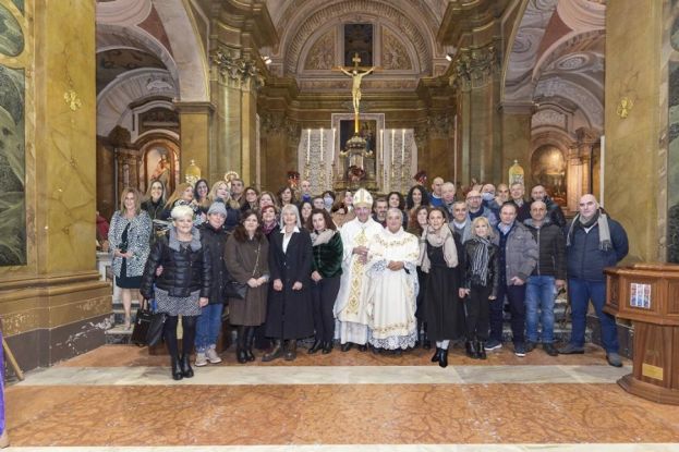 Comitato del Giubileo con vescovo Massaro e Don Giuseppe Ermili