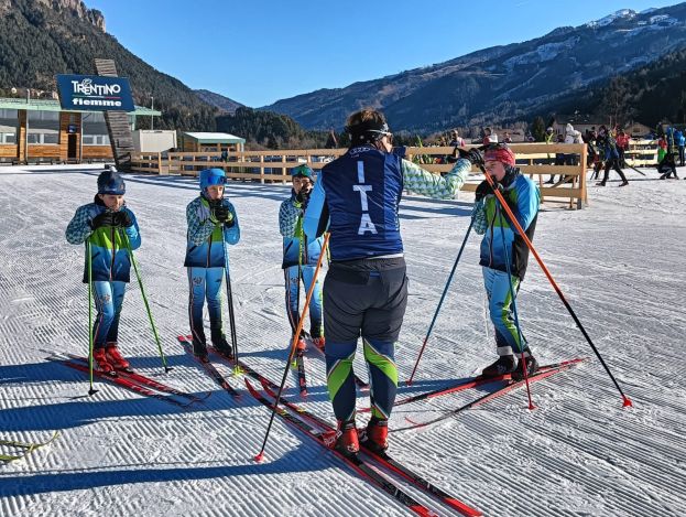 Gli atleti dell’ASD Sci Club di Alfedena