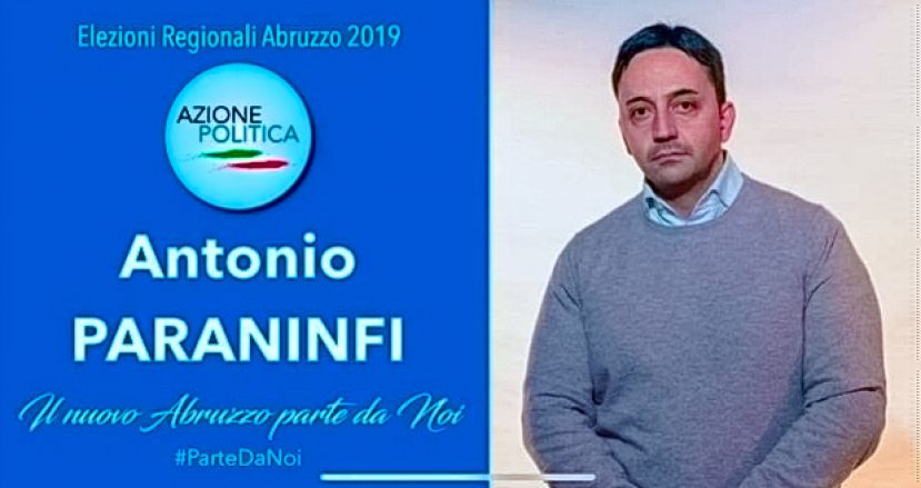 Il Sindaco di Oricola Antonio Paraninfi