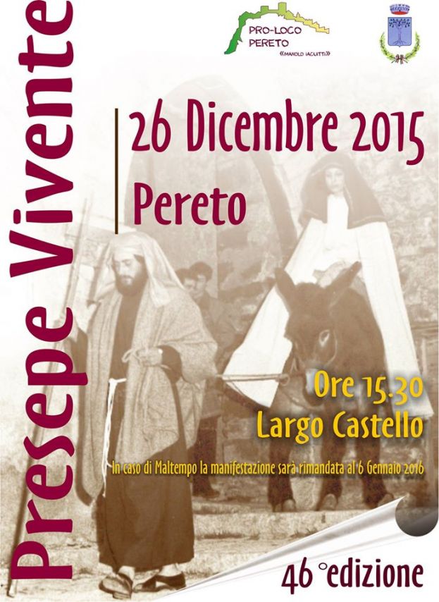SANTO STEFANO A PERETO:46° EDIZIONE DEL PRESEPE VIVENTE