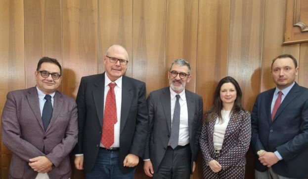 D'amico con i rappresentanti degli ordini di Avezzano, Sulmona, Lanciano e Vasto.