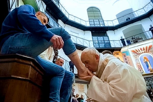 Papa Francesco nel Carcere Romano di Regina Coeli