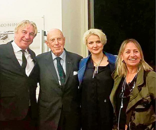 Stefano Bini, il Cav Mario Boselli, Elena Savó e Rosanna Trinchese