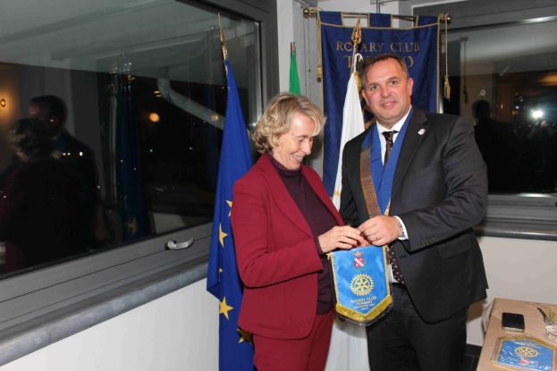 Stefania Craxi e Paolo Brizi