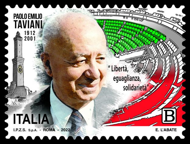 Francobollo Paolo Emilio Taviani