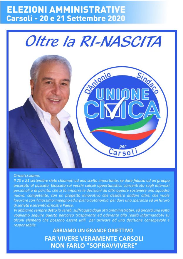 Domenico D'Antonio candidato sindaco