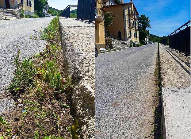 COLLI DI MONTE BOVE, CITTADINO VOLONTARIO SI IMPROVVISA OPERATORE ECOLOGICO PER RIPULIRE LE STRADE(FOTO)