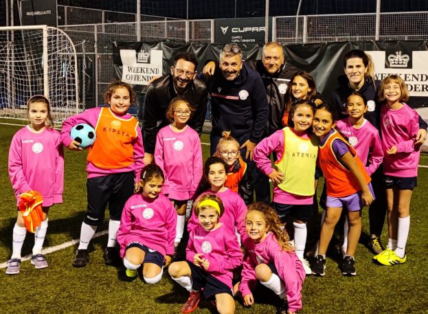 Alssandro Pompei alla Magister calcio femminile