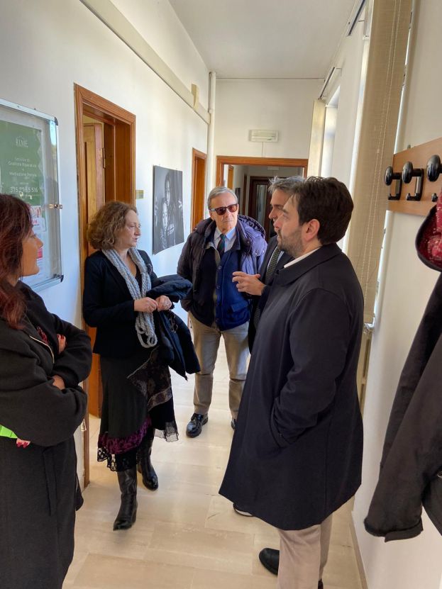 Nella foto visibili da sinistra Belloni, Verini e Fina