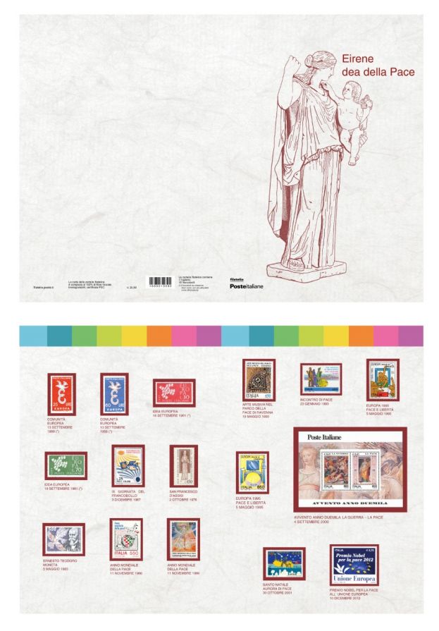 cartella filatelica_Collezione della Pace