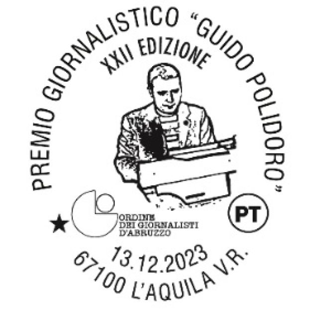 annullo filatelico_Premio giornalistico Guido Polidoro