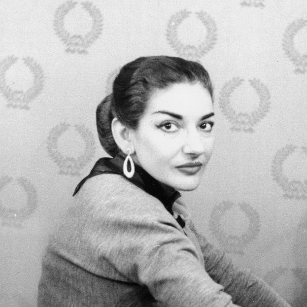 Maria Callas durante le prove della _Sonnambula_ di Vincenzo Bellini, Teatro alla Scala, Milano 1955 (particolare) © Dondero_Leemage