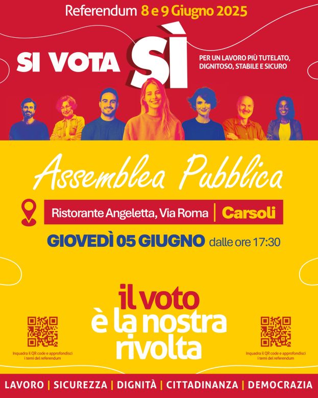 ASSEMBLEA PUBBLICA REFERENDARIA
