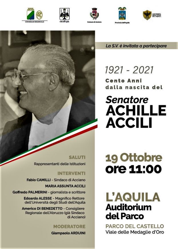 poster centenario Achille Accili