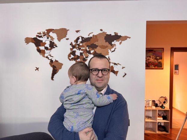 Daniele Ferri e suo figlio Gabriele