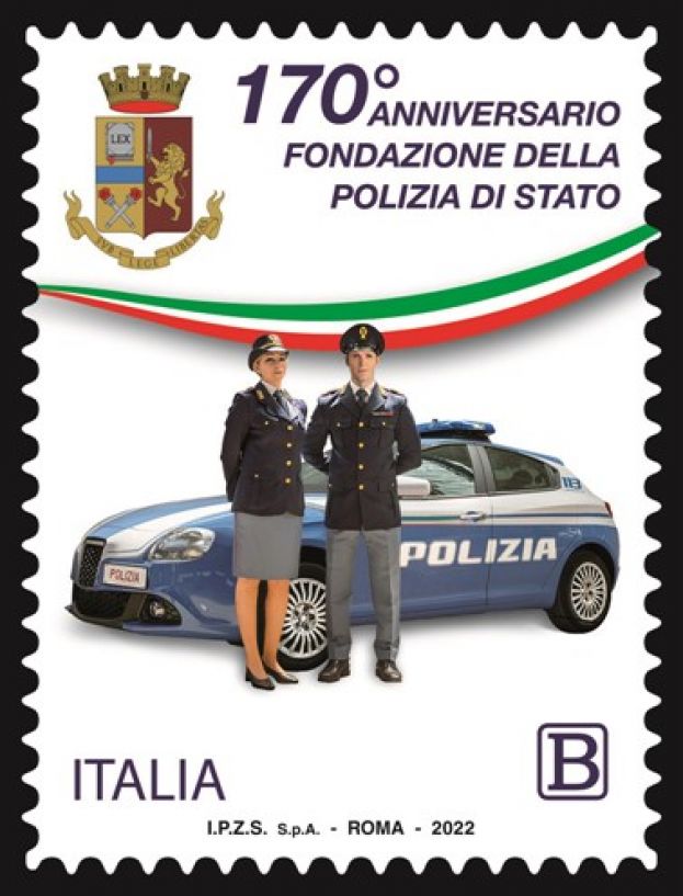 Francobollo polizia di Stato