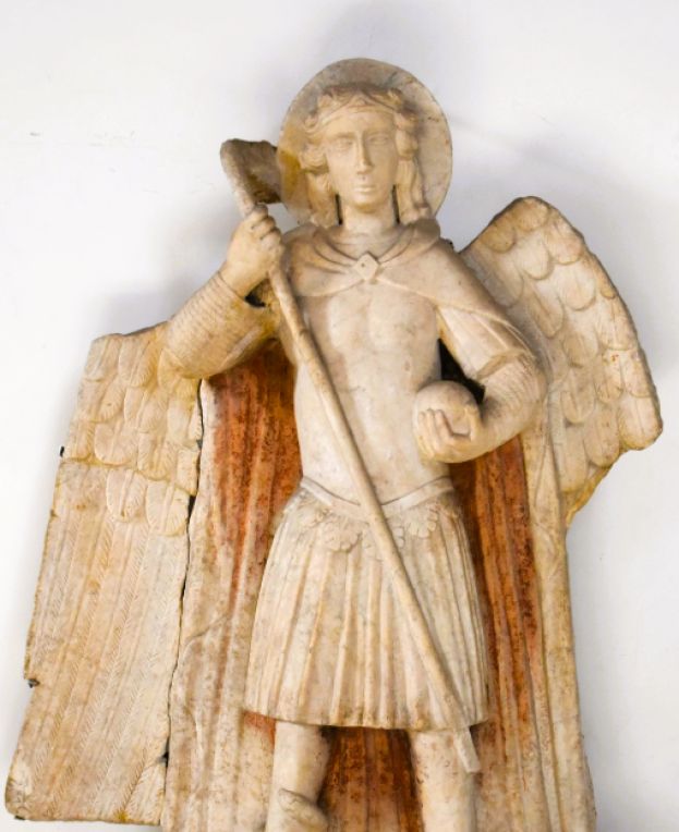 Statua di San Michele Arcangelo (© Azienda Ospedaliera San Giovanni Addolorata, Roma