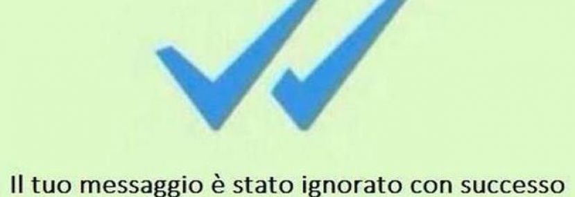 WHATSAPP,L'ULTIMO AGGIORNAMENTO SULLA DOPPIA SPUNTA BLU:"TI IGNORANO?PIU' FACILE CAPIRLO"
