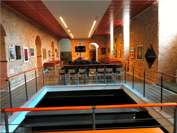 Area Archeologica, Biblioteca Nazionale Cosenza