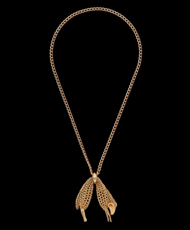 Collana a catena con pendente Golden Fleece_ Cartier Parigi, 1970_fn