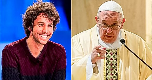 Mattia Santori e Papa Bergoglio