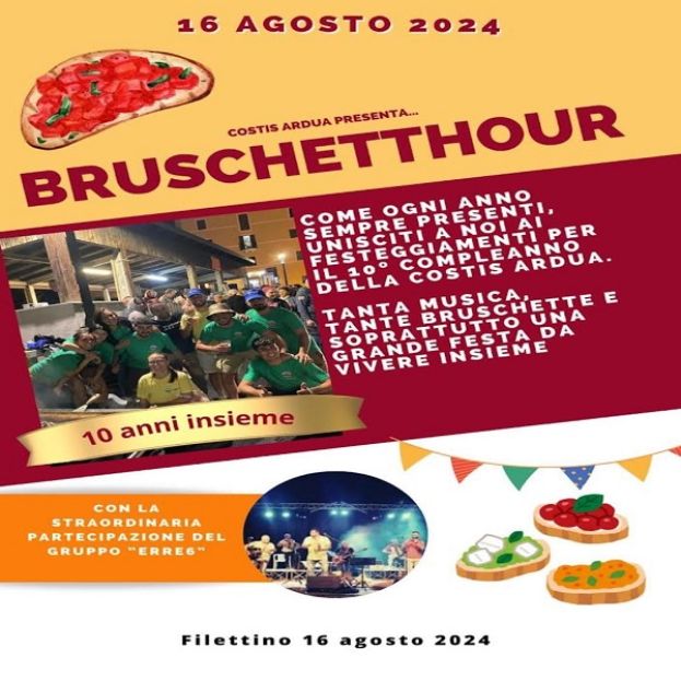 FILETTINO - AL BRUSCHETT HOUR ARRIVANO GLI ERRESEI E LA PIAZZA S'INFIAMMA