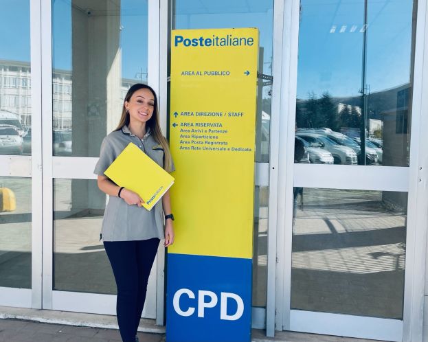 Maria Ida Mariani, caposquadra nel Centro di Distribuzione di Avezzano