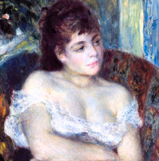Renoir, Woman in an Armchair (Donna in poltrona) Detroit Institute of Arts, Lascito di Mrs. Allan Shelden III, 1985.24.