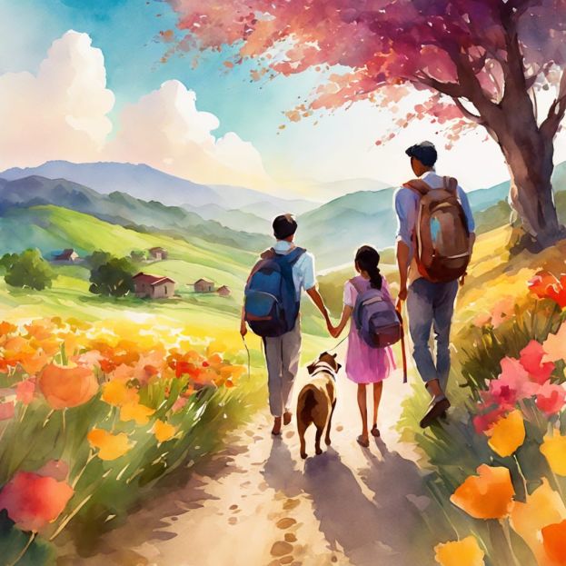 Famiglia in cammino