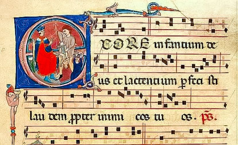 Testo di Canto Gregoriano