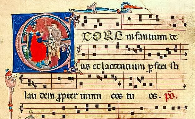 Testo di Canto Gregoriano